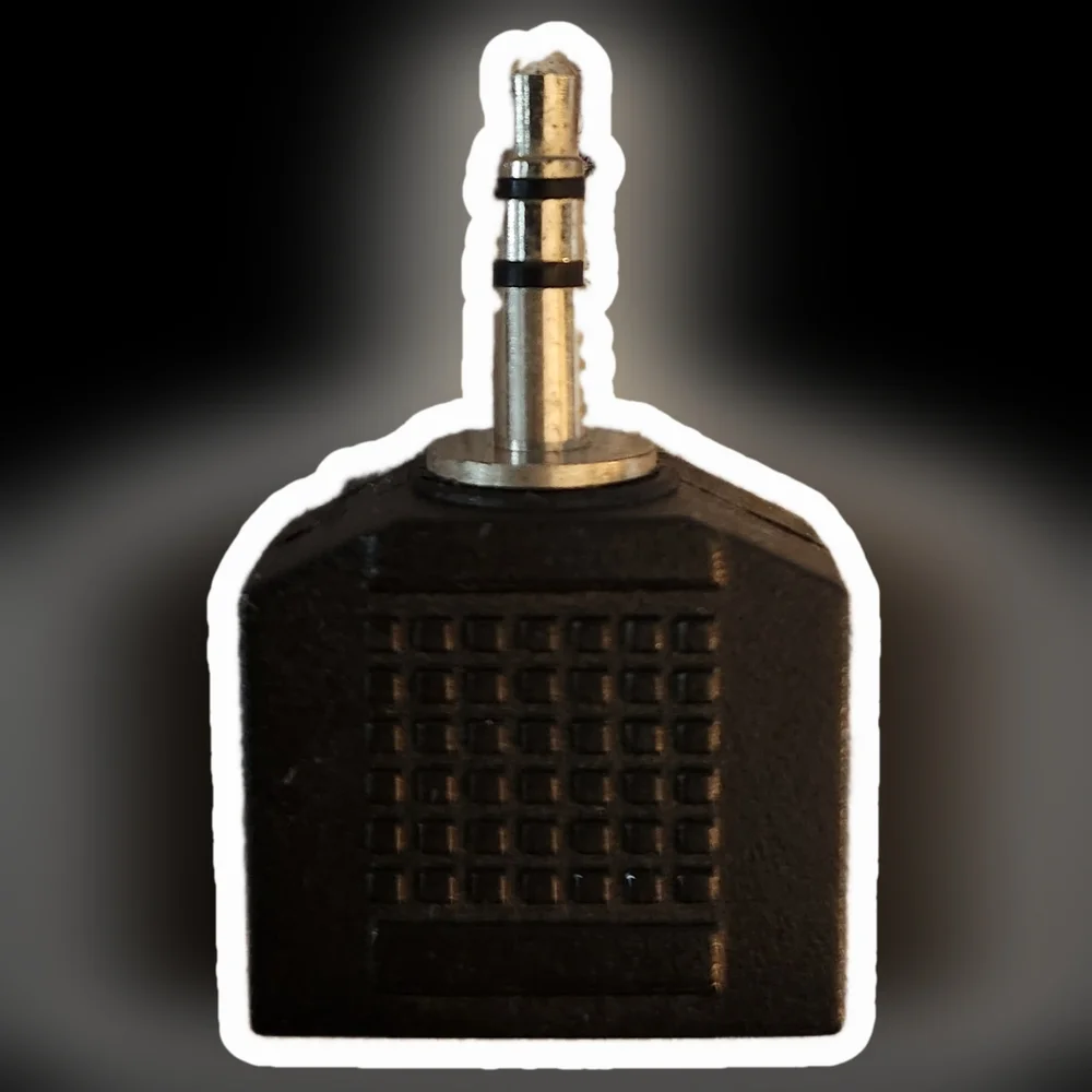 3.5mm Stereo Splitter Y Splitter Audio‎ Adapter - 1/8